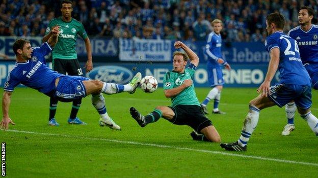 Schalke v Chelsea in the Champions League