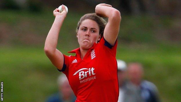 England seamer Natalie Sciver