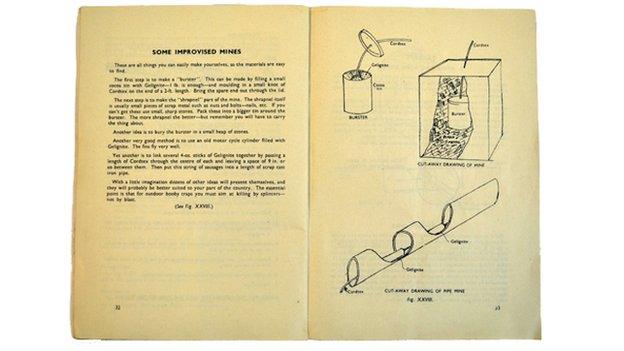 Improvised mine guidance