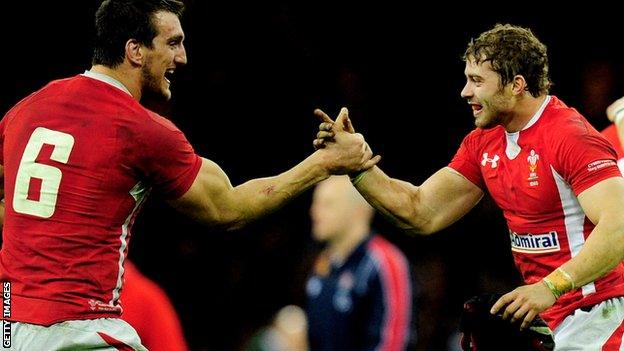 Sam Warburton and Leigh Halfpenny