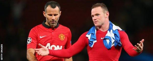 Ryan Giggs and Wayne Rooney