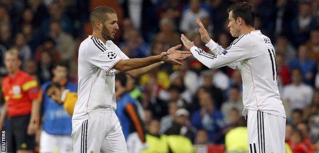 Karim Benzema and Gareth Bale