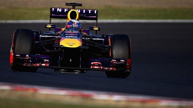 Sebastian Vettel at Suzuka