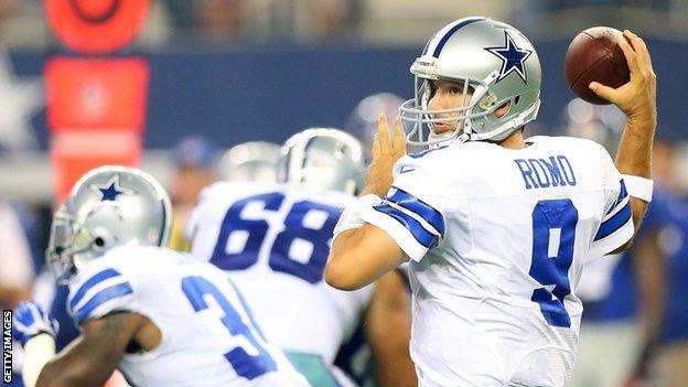 Dallas Cowboys quarterback Tony Romo