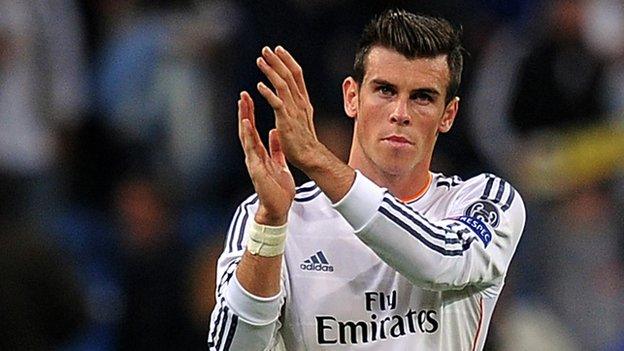 Real Madrid forward Gareth Bale