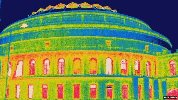 Royal Albert Hall thermal image