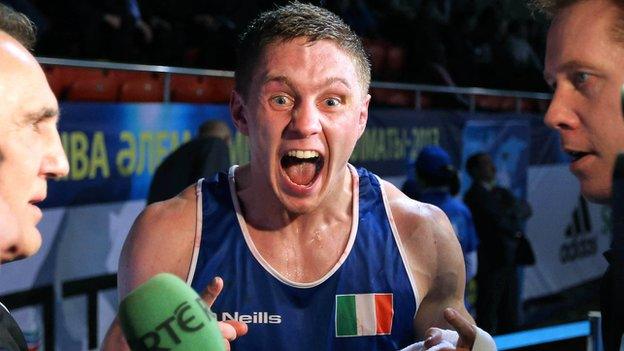 Jason Quigley is assured of a silver medal