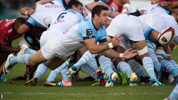 Mike Phillips in action for Bayonne