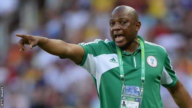 Nigeria coach Stephen Keshi