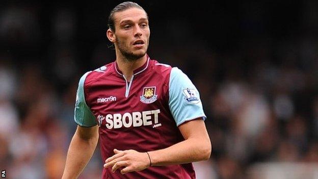 West Ham's Andy Carroll