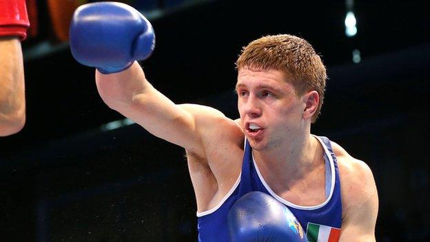 Jason Quigley had to settle for a silver medal