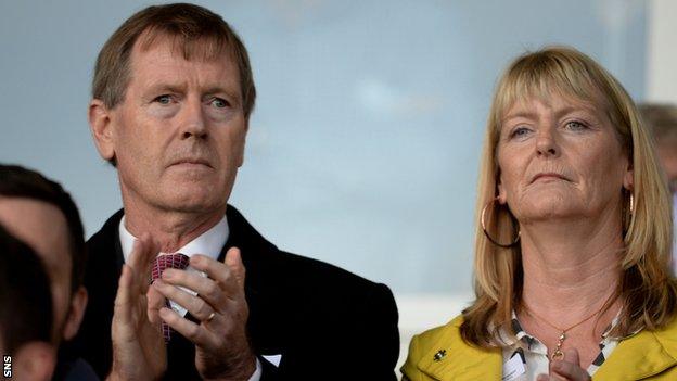 Former Rangers director Dave King at New Bayview