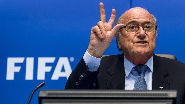 Fifa president Sepp Blatter