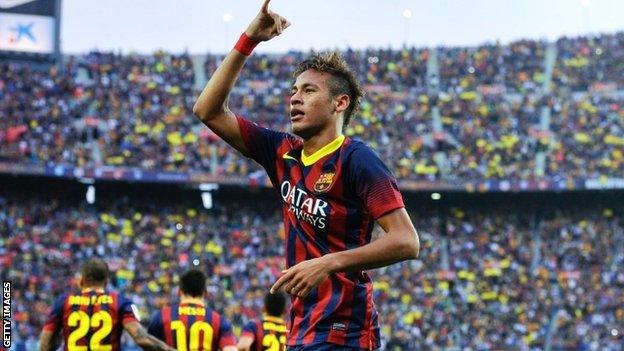 Barcelona forward Neymar