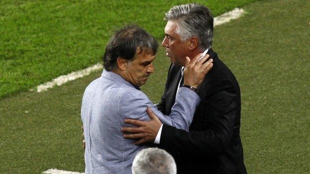 Gerardo Martino and Carlo Ancelotti