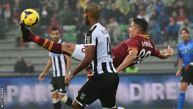 Udinese v Roma