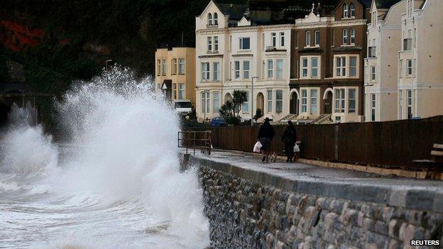 Seafront in Dawlish, Devon