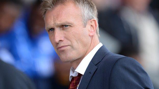 Crewe manager Steve Davis