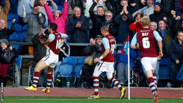 Burnley players