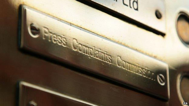 Press Complaints Commission doorplate