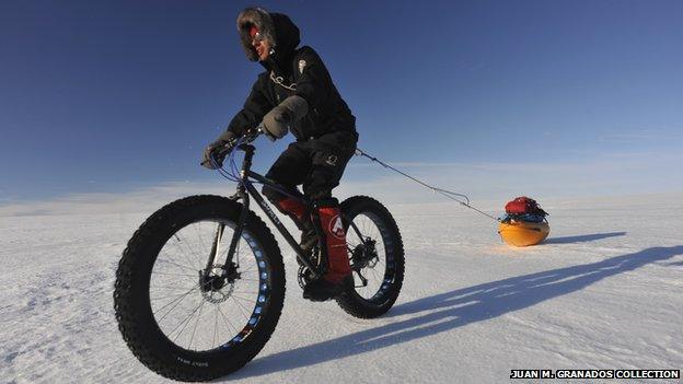 Juan Menéndez Granados in Greenland