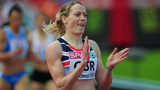 Eilidh Child will run the 400m hurdles for Scotland