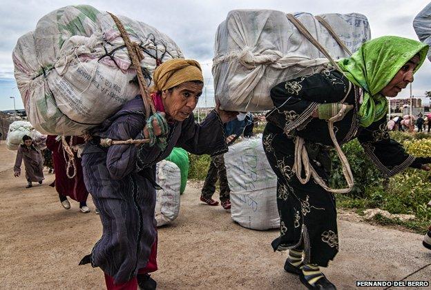 Women carrying loads