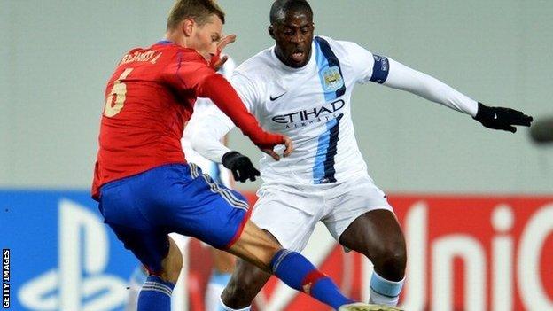 Manchester City's Yaya Toure