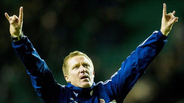 Hearts boss Gary Locke