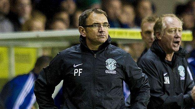 Hibs boss Pat Fenlon