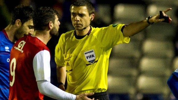 Ciftci was sent off during Dundee United's League Cup defeat by Inverness