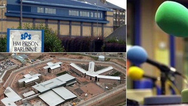 Barlinnie Prison and soon-to-be-opened HMP Grampian