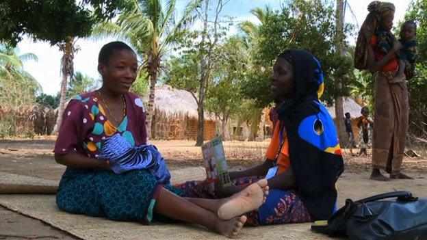 Two Tanzanian women talking