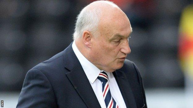 Former Rangers director of communications Jim Traynor