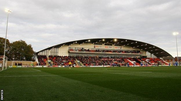 Fleetwood Town's Highbury Stadium