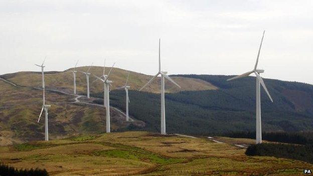 Cefn Croes wind farm near Aberystwyth