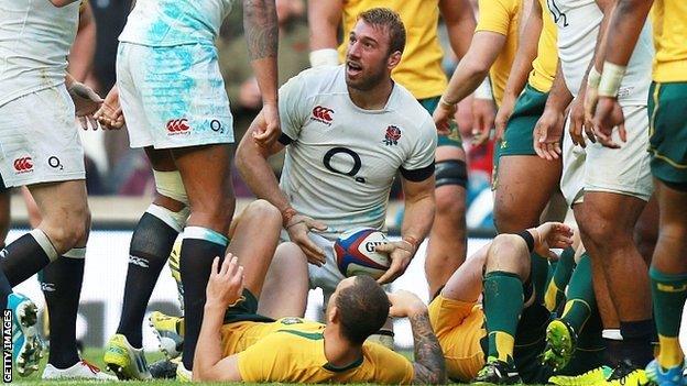 England captain Chris Robshaw