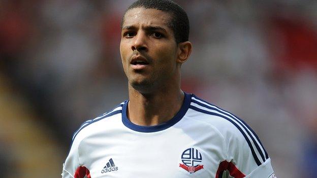 Bolton striker Jermaine Beckford