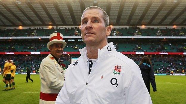 England head coach Stuart Lancaster