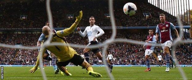 Roberto Soldado's goal against Aston Villa last month is his only strike in open play for Spurs