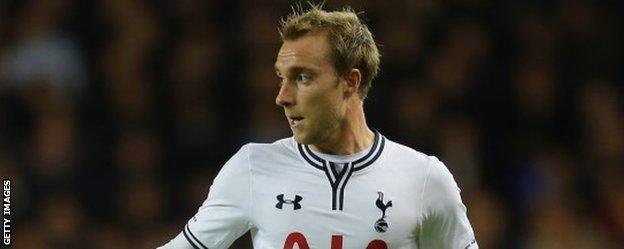 Tottenham's Christian Eriksen