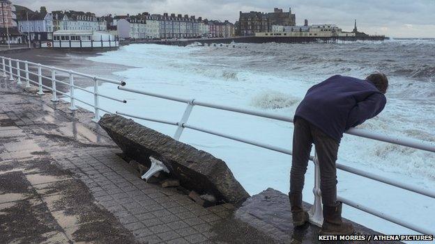 Storm at Aberystwyth