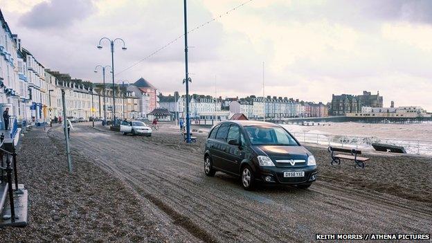 Storm aftermath at Aberystwyth