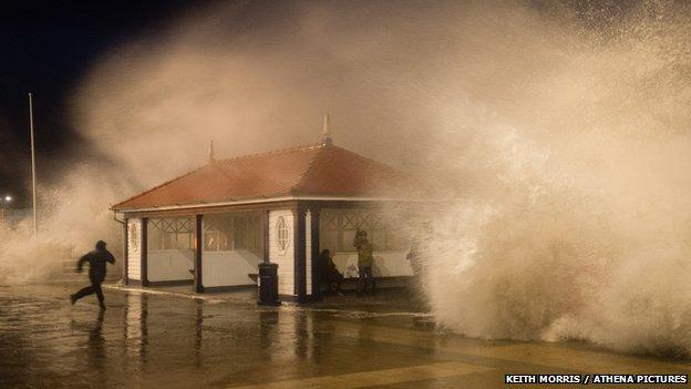 Storm at Aberystwyth