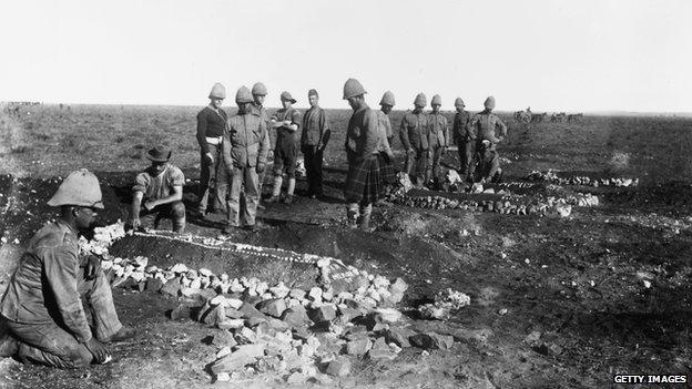 Boer War British graves