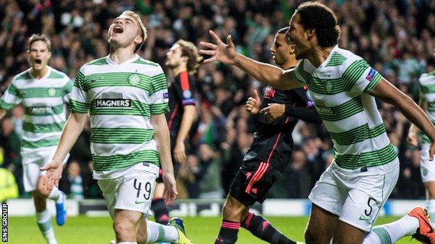 Celtic beat Ajax 2-1 in Glasgow