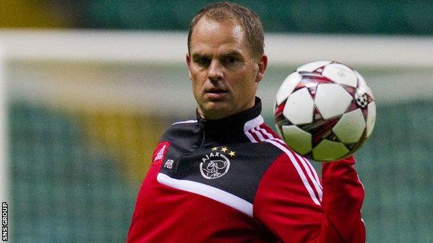 Ajax head coach Frank de Boer