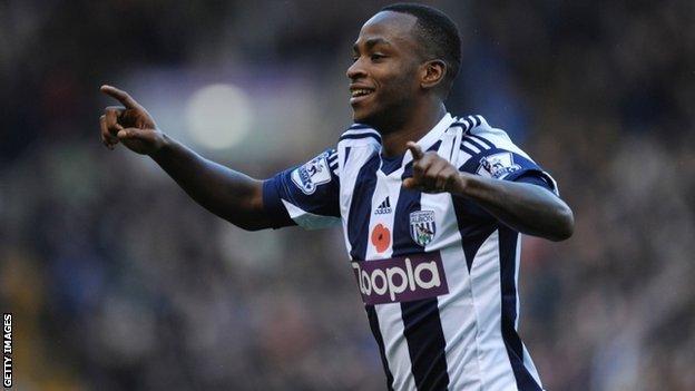 West Brom striker Saido Berahino