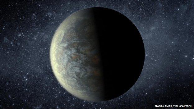 Artist's impression of exoplanet