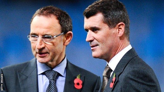 Martin O'Neill & Roy Keane